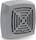 Edwards Signaling 874-N5 Vibrating Horn, 113/103 db, Heavy Duty, Surface Mount, Volume Adjustable, 120V AC, Gray