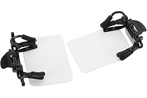 Veemoon Archery Adjustable Glasses Blinder Patch 2Pcs Clip-On Eye Occluder for Men Adults Shooting and