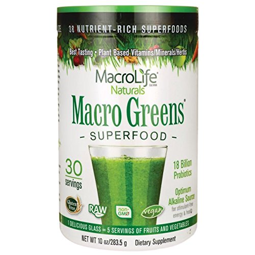 Macrolife Naturals Green Powder, 10 oz