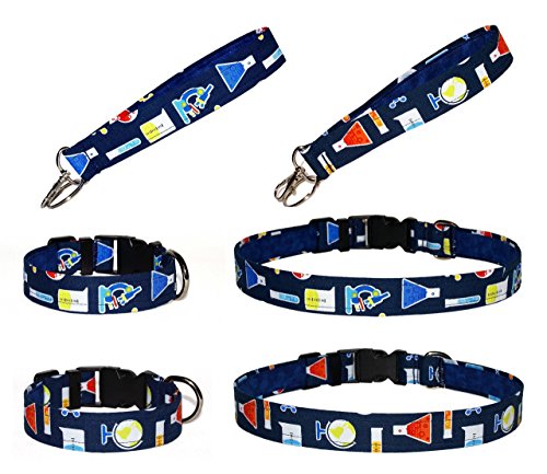 6" Science Keychain - Microscopes & Test Tubes - Key Fob - Chemistry Geek Nerd Gift - Purse or Wallet Strap