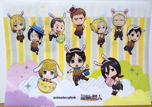 進撃の巨人 アニメイトカフェ限定 A4クリアファイル イースター エレン 
