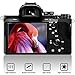 AFUNTA Screen Protector Compatible Sony DSLR Alpha Nex-7 NEX-6 NEX-5 A6000 A6300 A5000 Camera, Anti-scrach Tempered Glass 9H Cover(2 Pack)