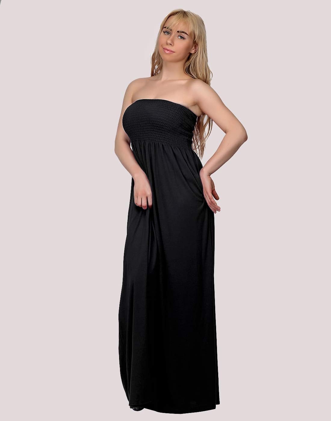 strapless maxi dress canada