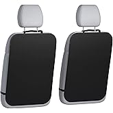 lebogner Back Seat Cover for Kids, 2 Pack X-Large Waterproof Kick Mats Backseat Protector, Durable Car Seat Back Protectors f