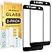 Mr.Shield [2-PACK] Designed For LG X Charge [Tempered Glass] [Full Cover] [Black] Screen Protector with Lifetime Replacement