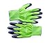 Bamboo Garden & House Work gloves100% Eco-Friendly Highly Durable w/ Special Double Coating for Pruning Thorn Proof Durable Long Lasting For Men Women Medium