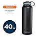 Brewberry Stainless Steel Insulated Water Bottle and Travel Mug for Hot and Cold Beverages, Wide Mouth, Double Wall Insulated Hydration Sports Water Bottle for Hiking, Biking, Outdoor, 40 OZ BPA Free