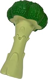 Nylabone Extreme Chewers Broccoli Chew Toy Large - Durable Dental Clean Bacon view 2