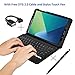 IVSO Galaxy Tab A 10.1 with S Pen Keyboard case - Ultra-Thin PU Leather DETACHABLE Wireless Keyboard Stand Case/Cover for Samsung Galaxy Tab A 10.1 with S Pen SM-P580NZWAXAR(Black)