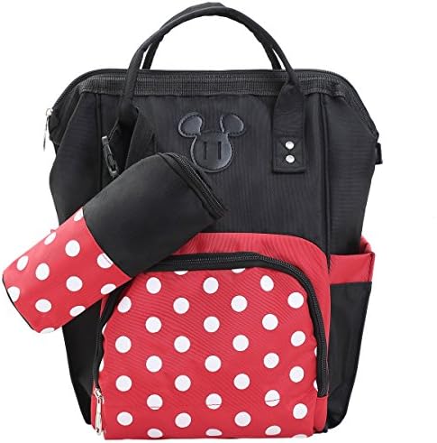 Baby Diaper Bag Backpack Unisex Nappy Backpack Multifunction Polka Dots Traveling Bag Pack
