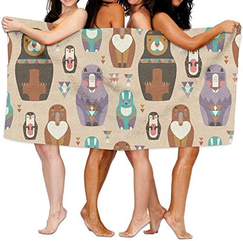 LIANGTIAN Russian Doll North American Style Soft Super Absorbent Bath Towel, Suitable Hotel, Swimming Pool, Gym, Beach