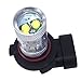 Holonyak Extremely Bright Max 50W High Power H10 9145 LED Bulbs for DRL or Fog Lights, Xenon White