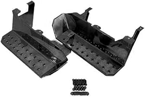 OMIX-ADA Rugged Ridge 11139.02 Semi Gloss Black Side Step - Pair