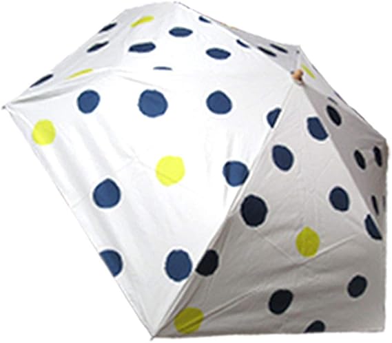 Amazon Co Jp ディアコロン 折りたたみ傘 レディース 晴雨兼用 完全遮光 Uvカット 紫外線 日よけ かわいい おしゃれ 防水 かさ 日傘 雨傘 軽量 コンパクトda021 ドット アイボリー 服 ファッション小物