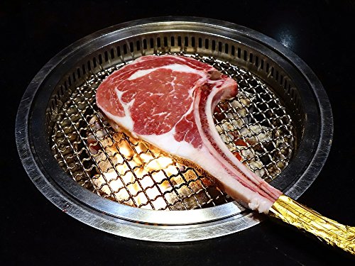 Home Comforts LAMINATED POSTER Prime Bone-in Rib Beef Tomahawk Steak Raw Barbecue Poster 24x16 Adhesive Decal