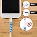 Lectronik (13 pcs) Anti Slip | Cable Protector, Cord Protector, Charger Protector | Compatible Cable Protector For Iphone, Cord Protector For Iphone Charger, | Cable Saver, Cord Saver Rgb