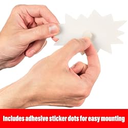 Starburst Signs with Stickers 200pcs | Sale Price