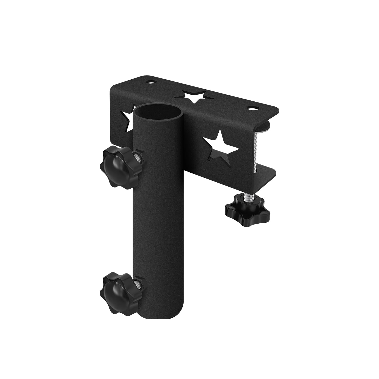 BSWAN No Drilling Side Flag Pole Mount Kit for Truck Bed,Universal Pickup Truck Heavy Duty Flagpole Holder Fit Up to 1.4" Flag Pole