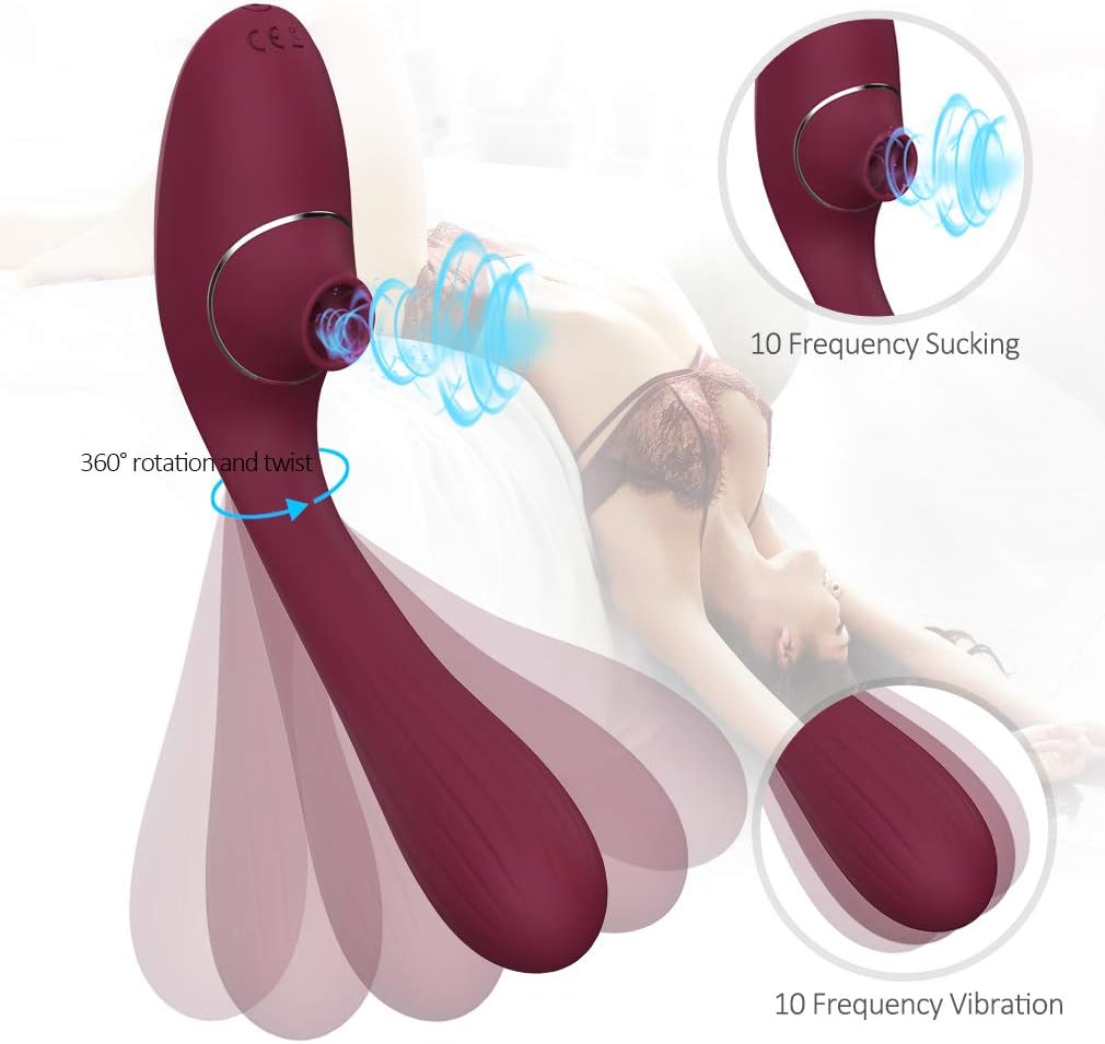 Electric Pocket Sucking Device Great Strong Clítôral Sucking V?bràtors for Women Toy 9 Sucking Modes Tongue Oral Tongue Simulator, Vibration Wand for Women Adullt Relaxation Toys Blow-Job Six to