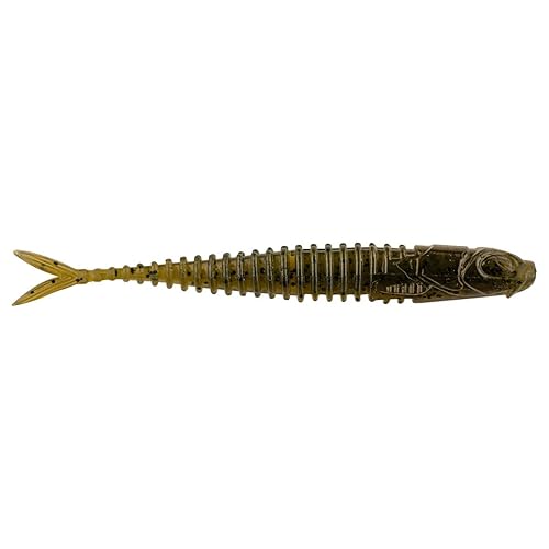 Northland Tackle Eye-Candy Minnow / 4" / 5 Pack/Green Pumpkin