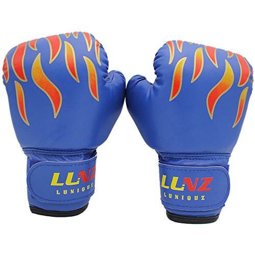 6oz Kids Boxing Gloves,PU Leather Children Junior Sparring MMA Kickboxing Training Gloves,Age 3-10 Years