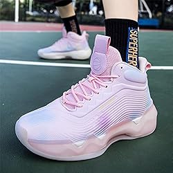 Angugu Mens Basketball Shoes Lightweight Breathable