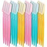 Boao 96 Pieces Eyebrow Razor Eyebrow Shaver Eyebrow Shaper Facial Razor with Precision Cover for Women