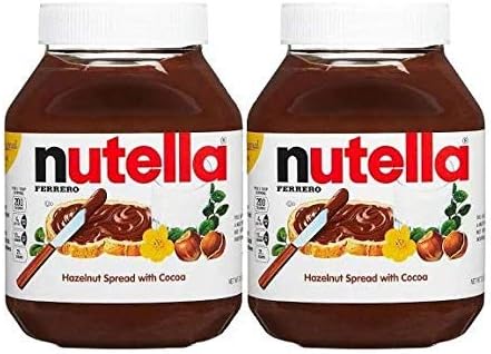 Nutella Hazelnut Spread with Cocoa - 2 pack, 33.5 oz jars
