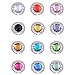 Purse Hooks SKL 12 Pack Diamond Folding Hook Set Table Hanger for Bag Storage Butterfly Bling Gift for Women