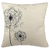 Onker Cotton Linen Square Decorative Throw Pillow Case Cushion Cover 18