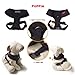 Puppia Soft Dog Harness No Choke Over-The-Head Triple Layered Breathable Mesh Adjustable Chest Belt and Quick-Release Buckle, Black, XX-Large