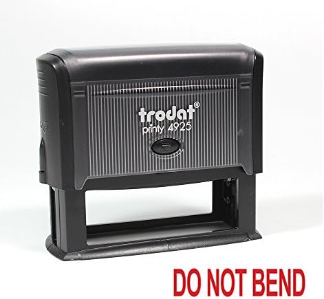 Large Do Not Bend Stamp
