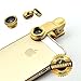 Clemagic 3 in 1 Phone Lens Clip-On 180 Degree Supreme Fisheye + 0.67X Wide Angle+ 10X Macro Lens for iPhone 6/6 Plus, iPhone 5 5S 4 4S Samsung HTC BlackBerry