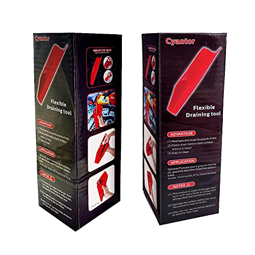 Cyantor Flexible Draining Tool Funnel Flexible Oil Draining Funnel Tool