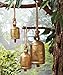 Set of 3 Hanging Harmony Bells Garden Rustic Relaxing Tranquil Wind Chimes