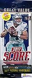 2017 Score NFL Football AWESOME Factory Sealed JUMBO FAT Pack with 40 Cards! Loaded with ROOKIES & EXCLUSIVE Inserts! Look for RC & Autos of Patrick Mahomes, Deshaun Watson, Trubisky & More! WOWZZER