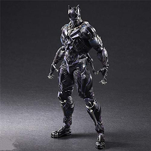 Play Arts 27cm Marvel Avengers Black Panther Super Hero Action Figure Model Toy