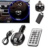 Oenbopo New Car Kit Handsfree Wireless Bluetooth FM Transmitter MP3 Player USB SD LCD Remote (BT300)