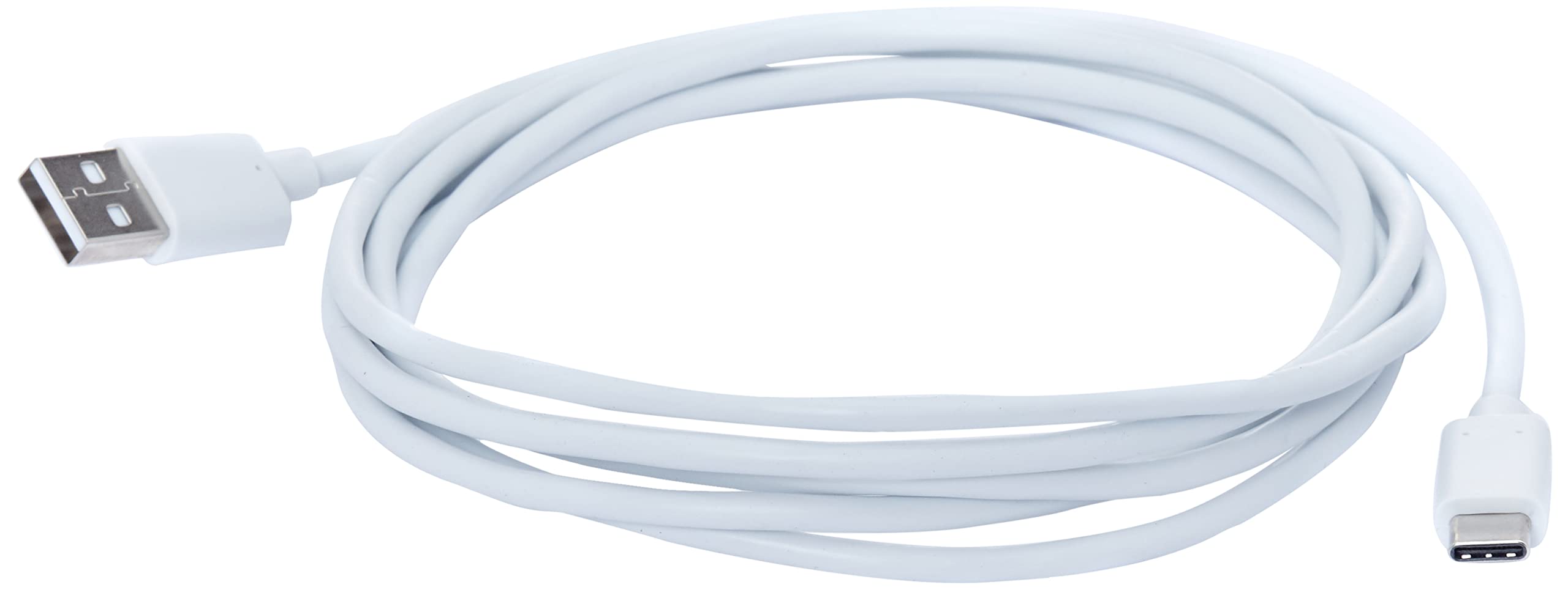 PremiumCord Fast Charging Cable USB-C 2 m Super Fast Charge 5A USB Type C Male to USB A Male USB 2.0 Fast Charging and Data Cable Suitable for Type C Devices White 2 m