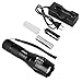 Litake A100 Handheld Flashlight Portable LED Tactical Flashlight High Brightness 5 Modes Focus Adjustable Water Proof Handheld LED Light(Battery and Charger Included)