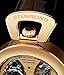 Stuhrling Original Men's 127A.334553 Special Reserve Emperor's Grandeur Skeleton Rose Tone Watch