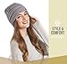 Brook + Bay Cable Knit Multicolored Beanie Stay Warm & Stylish This Winter - Thick, Soft & Chunky Beanie Hats for Women & Men - Serious Beanies for Serious Style
