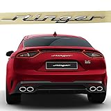 MInigo KA-ST Trunk Lid STINGER Nameplate Stinger Rear Chrome Emblem Badge For Kia