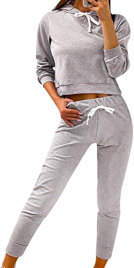 Damen Jogginganzug 2-teilig - Sportanzug Set Mit Farbblock Design