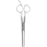 Fromm Professional Venture 5.75" 30-Tooth Easy Hair Thinning &amp; Texturizing Shears in Clear &amp; Matte Silver Japanese Steel Scissors with Beveled Blade for New Salon Stylist &amp; DIY Home Use