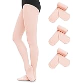 Stelle Women's Ballet Tights Ultra Soft Pro Footed Tights Adult Dance Leggings