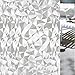 Amposei Fashion Light Refraction Frosted Window Glass Film Privacy for Bedroom Door 17.7 by 78.7 inches