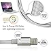 iPhone charger, YEONPHOM 2Pack 10FT Lightning Cable Nylon Braided 8Pin to USB Charging Extra Long Cable Cord for Apple iPhone 7/7plus/SE/5/6/6s/Plus/iPad Mini/Air/Pro/iPod Touch on iOS9 -Silver