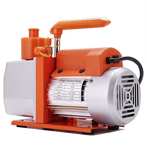 Buy 5 CFM Vacuum Pump,Triple Tree 1/3 HP Single Stage 5 Pa Rotary Vane