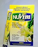 Nuvim Vitamin & Mineral Supplement with Exclusive MunePro and Accuflex-Vanilla 30 Sachets